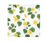 Magic Self-Adhesive Makeup Bag Cloth Rustic Spring Chic Green Yellow White Portable Makeup Organizer Wrap Camera Lens Cloth Wrapper Makeup For Women 17.7 X 17.7, Rustic spring chic flowers758,