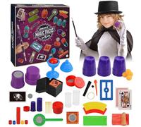 Magic Sets, Magic Tricks for Kids, 75+ Magic Props Kit, Magician Set with Magic Wand & Video Commentary, Christmas Magic Toy Gifts for Age 6+