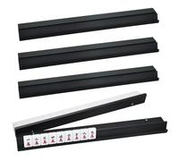 magic sewing machine Mahjong Tile Rack and Pusher, Clear Acrylic Mahjong Rack and Pusher Combo, Modern American Mahjong Tile Racks (Black)