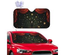 Magic Show Car Windshield Sun Shade,Foldable Front Window Sun Visor Protector Uv Reflective Windshield Sunshade Covers Universal Car Accessories 51x27.5 Inch