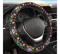 Magic Skull Magical Star Moon Steering Wheel Cover for Women Men Girls Car Accessories Decor -Slip Neoprene Auto Steering Wheel Covers Protector Universal