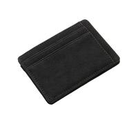 Magic Slim Wallet, Magic Leather Wallet - PU Leather Wallet with Magic Money Clip and Card Holder | RFID Wallet, Coin Purse, Credit Card Holder for Men, Black, Fare riferimento alla descrizione