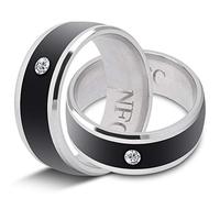 Magic Smart Ring, Depth Waterproof Universal Wearable Smart Ring, NFC Smart Ring for Mobile Phone Usage, No Charging Required (size13)
