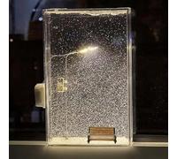 Magic Snow Lamp, DIY Snow Tales Snow Scene Night Light, Winter Street Lamp with Flowing Snow Effect, Christmas Snowy Night Table Lamp for Bedroom, Desktop Decor for Kids & Adults