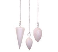 Magic Snow Quartz Gemstone Pendulum Dowsing