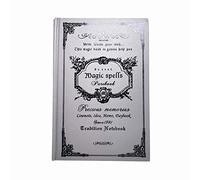 Magic Spell Book: 160 Ruled Spells Records & More Paperback Notebook/Journal Large Pentacle (Magick Gifts) (Darkgrey)