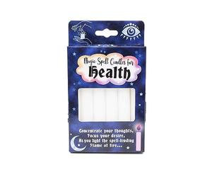 Magic Spell Candles for Various Spells Witch Pagan Ritual Witchcraft - White 6pcs (Health)