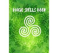 Magic spells book: pagan celtic earth wicca moon magic notebook diary