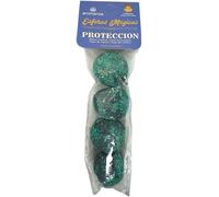 Magic Spheres Protection Aromanza Argentina - 4 defumation bombs Benzoin, Eucalyptus, Mint and Rosemary Leaves - HOSTENATURA