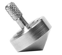 Magic Spinning Top Gyroscope Metal Silver Mini Resistanceless Automatic Flip Toys Christmas for Kids Metal Gyroscope