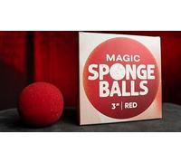 Magic Sponge Balls 50 Pack - Red 3" by Murphy’s Magic | Super Soft Stage & Close-Up Sponge Balls | Vanishes, Productions & Comedy Magic | Bulk Pack for Performers