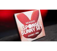 Magic Sponge Bunny Rabbit Set (Red) by Murphy’s Magic | Multiplying Bunny Routine | Soft Sponge Rabbits | Online Video Instructions Included | Easy Kids’ & Close-Up Magic