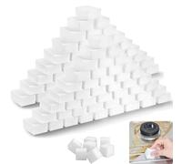 Magic Sponge Eraser 100 Pack - White Melamine Cleaning Sponges, All-Purpose Non-Scratch Scourers for Deep Cleaning Kitchen, Dish, Bath, Shoes