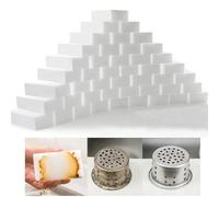 Magic Sponge Eraser 50 Pack, White Melamine Cleaning Sponge Foam Non-Scratch Scourers, Powerful Scrubber Washing Up Sponge for Kitchen, Dish, Bathroom, Wall, Shoe