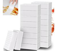 Magic Sponge Eraser,50Pack White Melamine Sponge, 2X Extra Durable All-Purpose Washing Up Cleaning Sponge Scourers Pads, Non-Scratch Cleaner for Kitchen, Dish, Bathroom