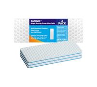 Magic Sponge Eraser Mop Pad, Melamine Sponge Cleaning Pads Refills Suitable for 15" Flat Mop Head,for Home Kitchen Bathroom Swimming Pool Boat