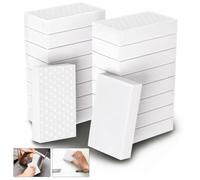 Magic Sponge Eraser,POWOBEST 50 Pack 2X Density Extra Thick Melamine Sponge,Household Extra Large Cleaning Pads，Melamine Foam, No Scratches Cleaning Sponge,Multi-Purpose Bathroom,Floor, Kitchen