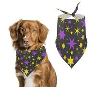 Magic Star Dog Bandana Pet Scarf for Small Medium Large Dogs Triangle Bibs Photo Prop Gift