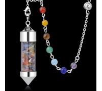 Magic Stone 7 Bottle Point Pendulum Prism Wand -7