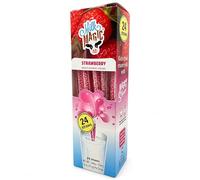 Magic Straws Strawberry Flavored Milk Straws - Fun for Kids, Box of 24
