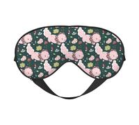 Magic Sun Moons Stars Sleep Eye Mask with Adjustable Strap BlockingLights Eye Cover Soft Eye Shade Breathable Sleep Mask for Men Women pattern-86
