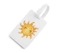 Magic Sun Sunshine Print Luggage Tags Suitcase Tag Name Label Identifiers Travel Accessories for Air Cruise