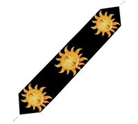 Magic Sun Sunshine Print Table Runner Dining Table Cloth 178*33cm