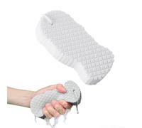 Magic Super Soft Exfoliating Bath Sponge, 3PCS Giant Sponges for Shower Exfoliating, Exfoliates Dead Skin for Body, Radiant Skin for Family (White)