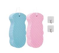 Magic Super Soft Exfoliating Bath Sponge - Radiant Skin Sponge, 3D Magic Exfoliating Bath Sponge for Adults and Children, for Face & Body Skin (A-2pcs)