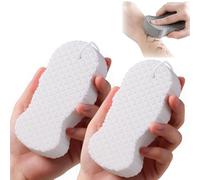 Magic Super Soft Exfoliating Bath Sponge - Radiant Skin Sponge, Gentle Dead Skin Remover for Face & Body (White)