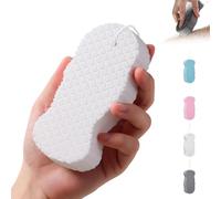 Magic Super Soft Exfoliating Bath Sponge Resuable, Radiant Skin Sponge, Magic Exfoliating Bath Sponge, Magic Super Soft Exfoliating Bath Body Scrubber Shower Sponges for Face & Body Skin (White)
