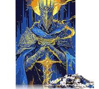 Magic Swords King Jigsaw Puzzles Puzzle for Adults Kids. 1000 Pieces Whimsical Challenge Toy Educational Games Home Decoration for Educational Games Gifts 1000pcs (38x26cm)