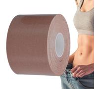 Magic Tape for Stomach Wrap,Belly Slimming Tape Magic Fat Reduction | Boob Breast Lift - Breathable 5m for Thighs, Waist, Arms Coffee