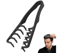 Magic Texture Comb, Volumizing Wide-Tooth Hair Styling Comb for Bangs Hairdressing, Grooming Accessory, Suitable for Most Hair Types, Seamless Design, Instant Volume & Texture(Black,1Pc)