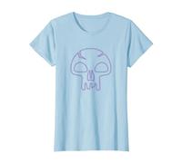 Magic: The Gathering- Black Mana Emblem T-Shirt, Women, Baby Blue, X-Small