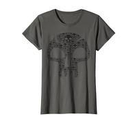 Magic: The Gathering Black Mana Symbol Fill T-Shirt, Women, Asphalt Grey, Large