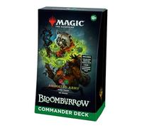 Magic: The Gathering Bloomburrow Commander Deck - Animated Army (100-Card Deck, 2-Card Collector Booster Sample Pack + Accessories) (English Version)