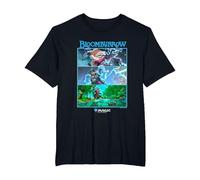 Magic: The Gathering Bloomburrow Panels T-Shirt, Men's Big and Tall, Black, 2X Tall