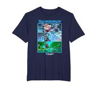 Magic: The Gathering Bloomburrow Panels T-Shirt, Men's Big and Tall, Navy Blue, 2X Tall