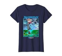 Magic: The Gathering Bloomburrow Panels T-Shirt, Women, Navy Blue, 3X-Large