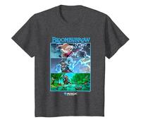 Magic: The Gathering Bloomburrow Panels T-Shirt, Youth, Dark Heather Grey, Large