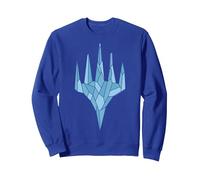 Magic: The Gathering Blue Crystal Sweatshirt, Adult Unisex, Royal Blue, XX-Large