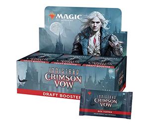 Magic The Gathering C90600000 Box Innistrad Crimson Vow Draft Booster Display of 36 Packs, Multicoloured