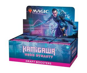 Magic The Gathering C91980001 Kamigawa Neon Dynasty Draft Booster Display of 36 Packs, Multi