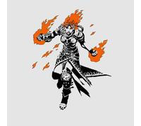 Magic The Gathering Chandra Character Art T-Shirt - Grey - 4XL
