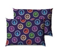 Magic The Gathering Colorful Magic Officially Licensed Character 2-Pack Pillowcase Set, Vibrant Allover Print Design, Double-Sided Super Soft Bedding, 20x30 inches