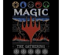 Magic The Gathering Colours Of Magic Knit Christmas Jumper - Black - XL