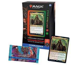 Magic: The Gathering Commander Legends: Battle for Baldur’s Gate Commander Deck - Exit from Exile + Collector Booster Sample Pack