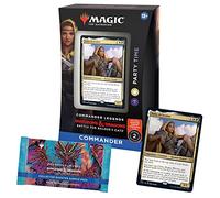 Magic The Gathering Commander Legends: Battle for Baldur’s Gate Commander Deck - Party Time + Collector Booster Sample Pack