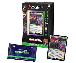 Magic: The Gathering Commander Masters Commander Deck - Enduring Enchantments (100-Card Deck, 2-Card Collector Booster Sample Pack & Accessories)